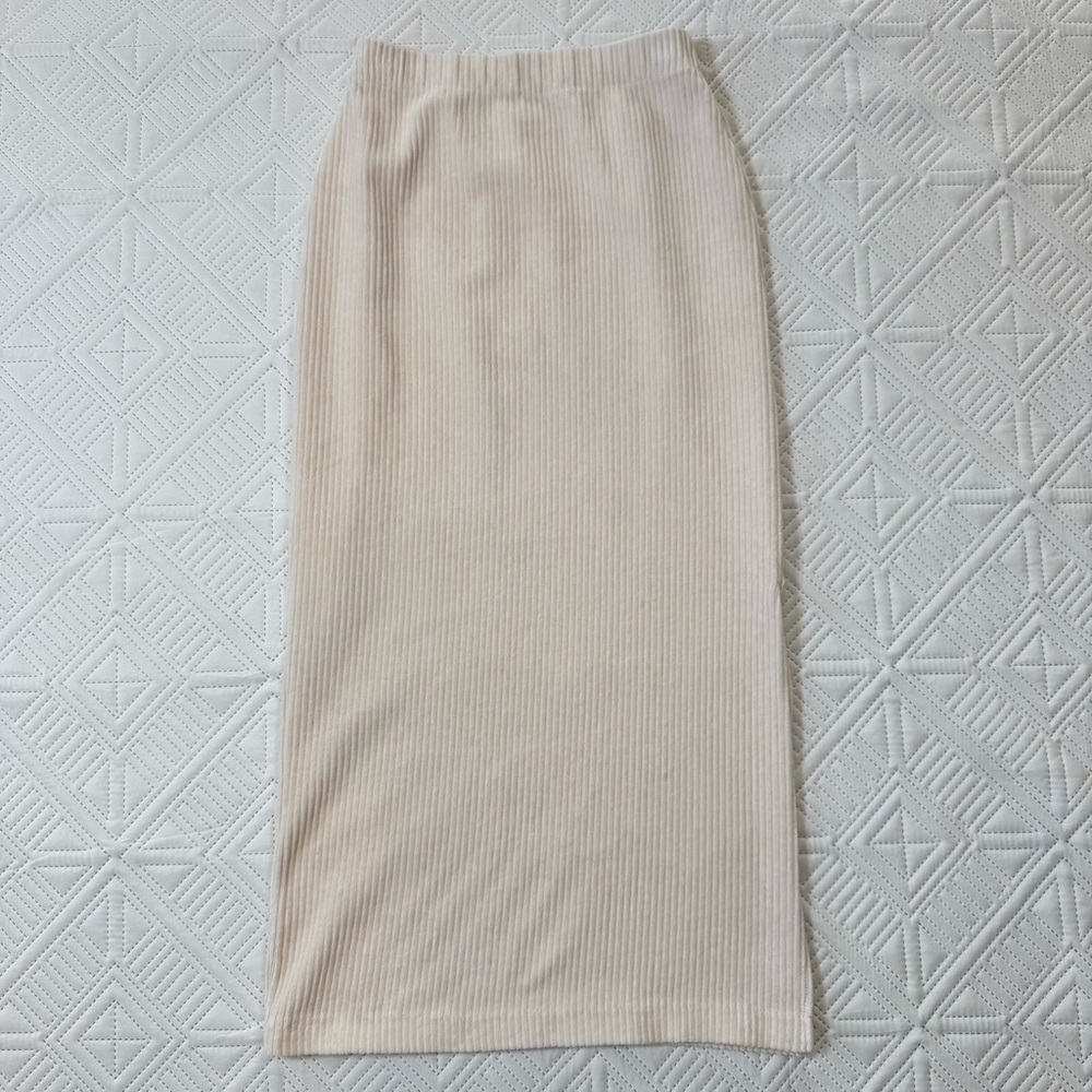 Free People Ribbed Corduroy Tube Midi Skirt Size XS
